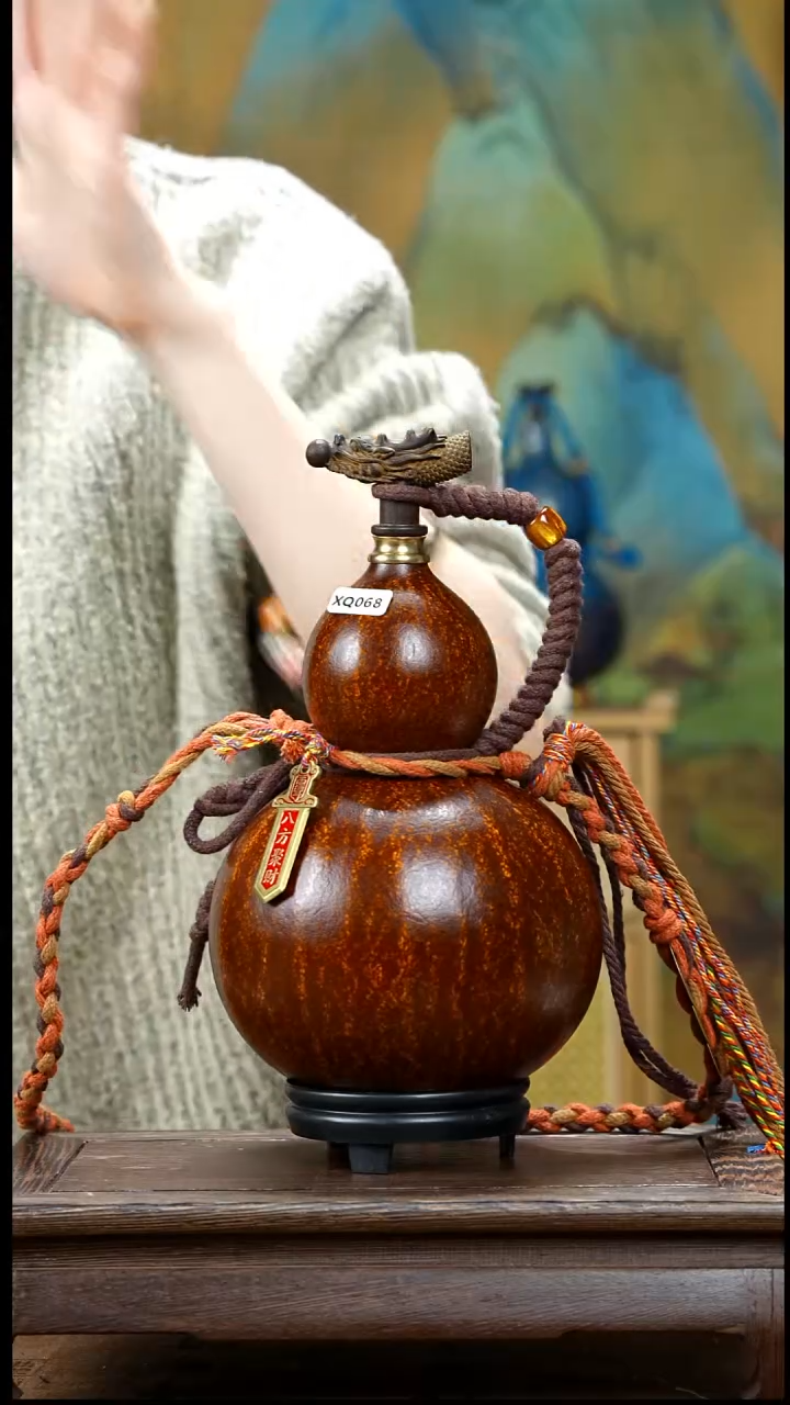 XQ068藏绳款酒葫芦不包手串(一物一拍）（现货现发）