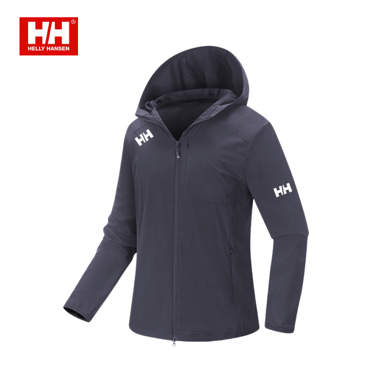 海丽/HH 情侣夏季薄款休闲连帽透气防晒衣户外