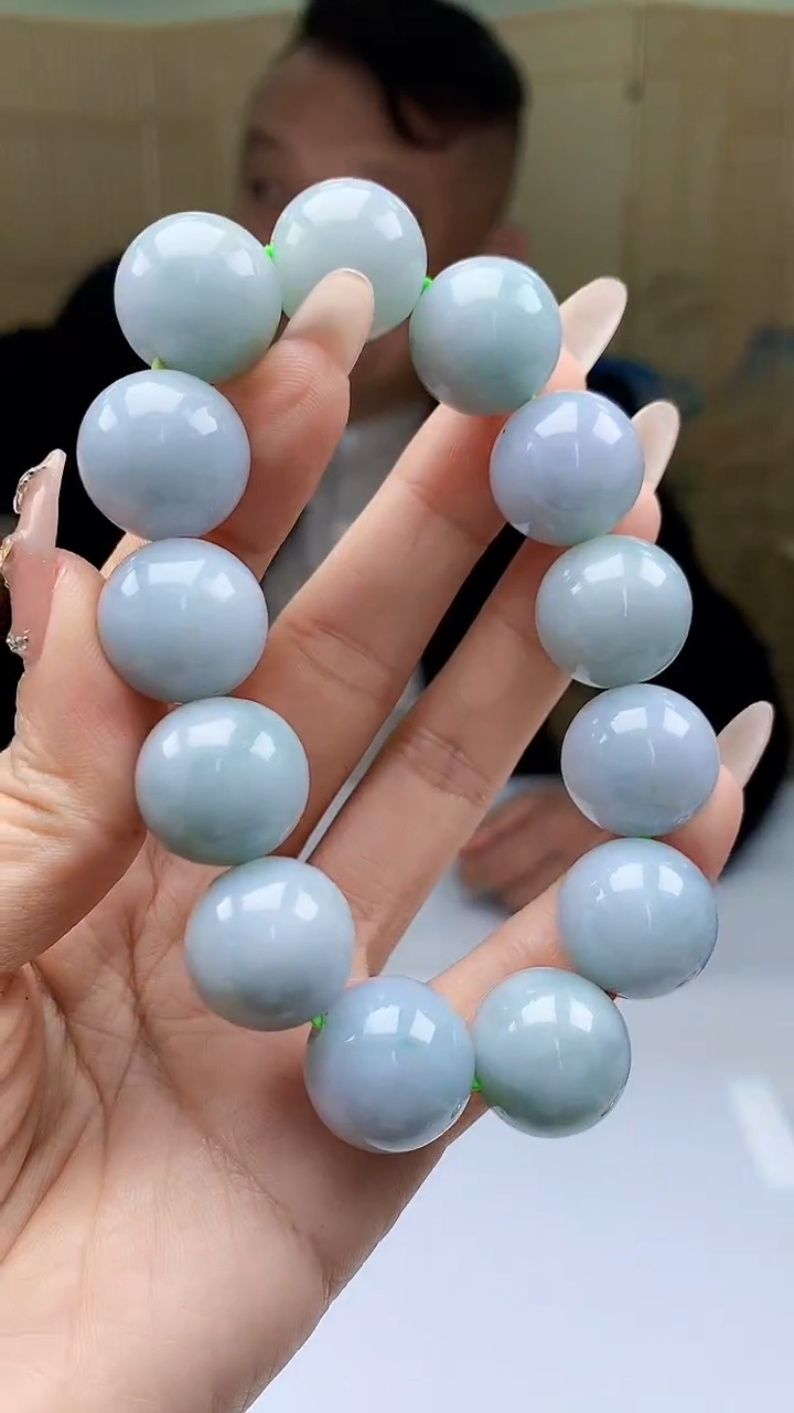 【闪购商品】定制翡翠未镶嵌4969ty-毛货手串59