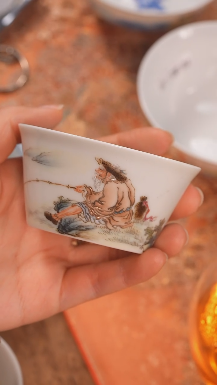 【闪购商品】杯澄怀堂  垂钓马蹄杯