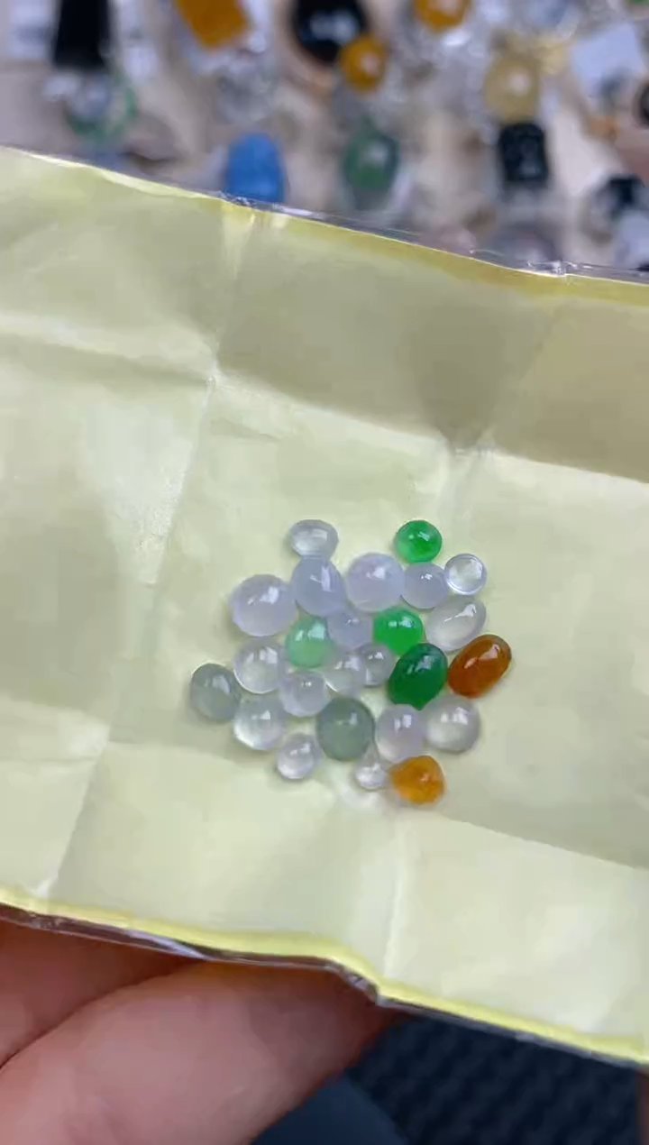 【闪购商品】定制翡翠未镶嵌翡翠裸石蛋面77