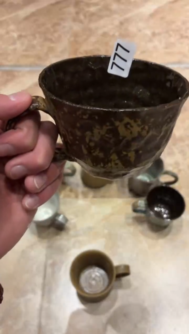瓷片刀****死777龙柳木柴烧咖啡杯1个