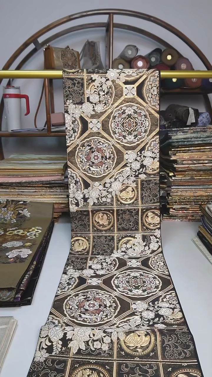 【闪购商品】织绣48西阵织六通宝相花