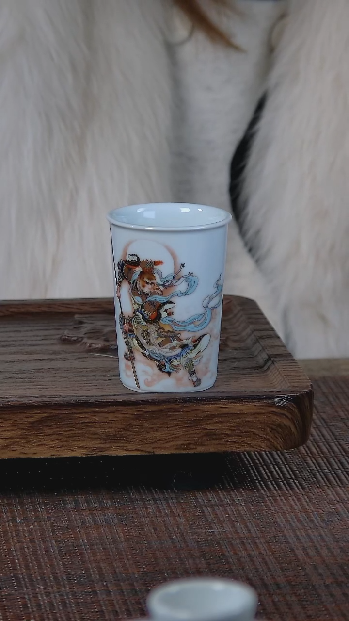 【闪购商品】折葵非器手工手绘孙悟空杯1