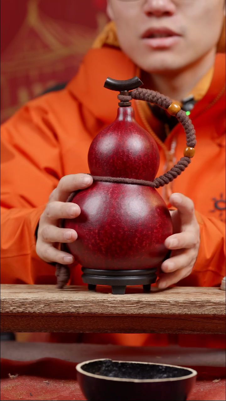 267号大漆精品葫芦一物一拍4-500ml