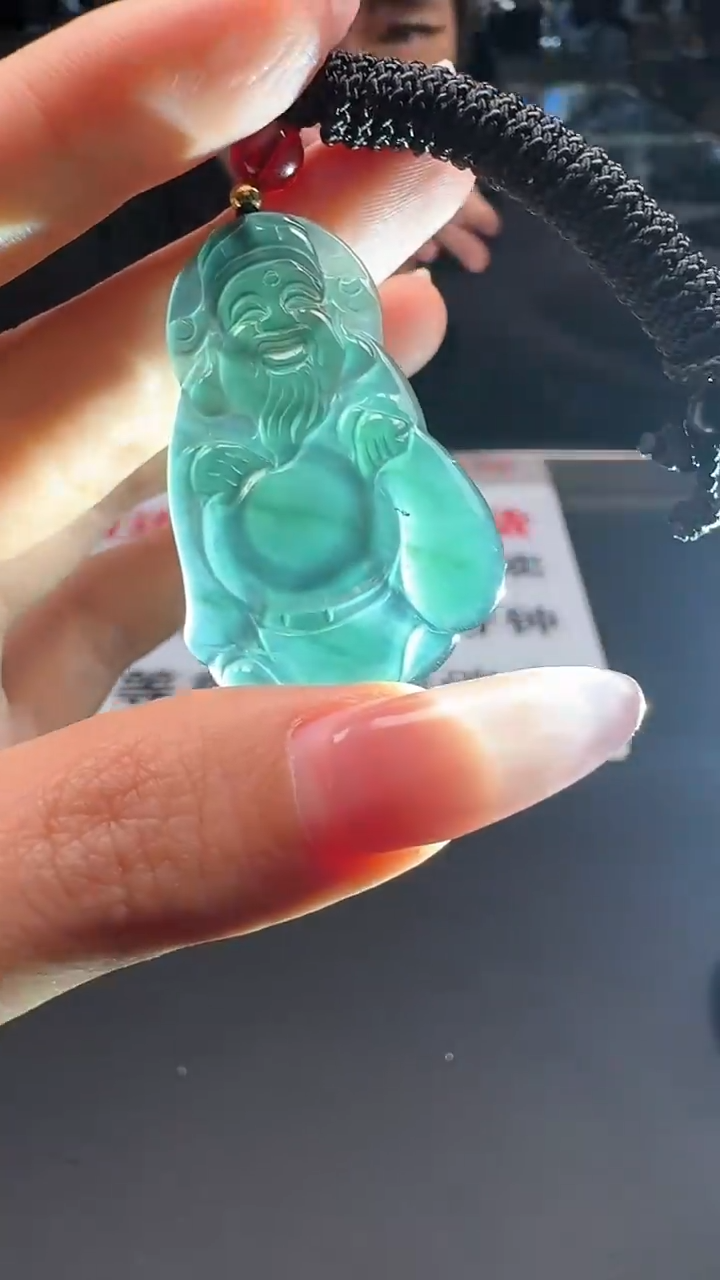 【闪购商品】翡翠颈饰未镶嵌财神多样性发货【发其一】0888/54