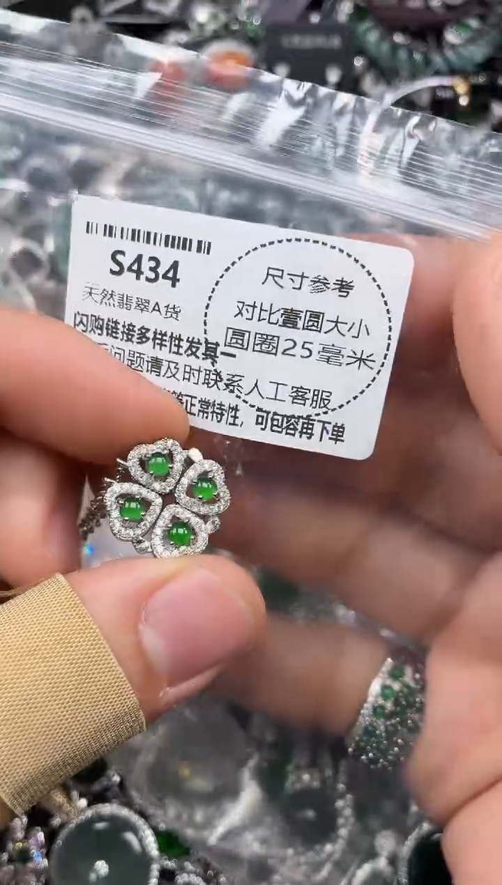 颈饰未镶嵌翡翠S434项链