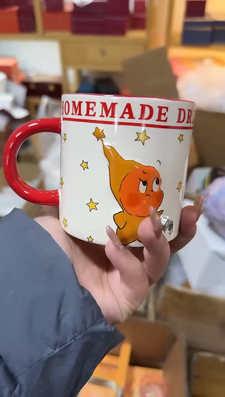 星星人红把星星大杯子