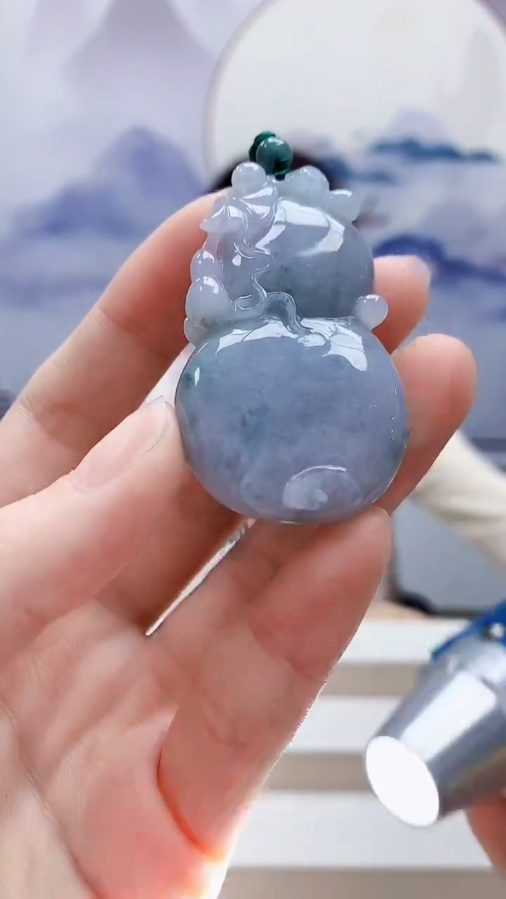 未镶嵌定制翡翠5160ry- 毛货挂件41