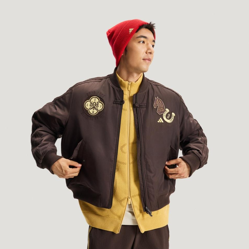 【滔搏联动】adidas阿迪达斯2025男子NYR PAD BB JKT薄棉服KQ5092