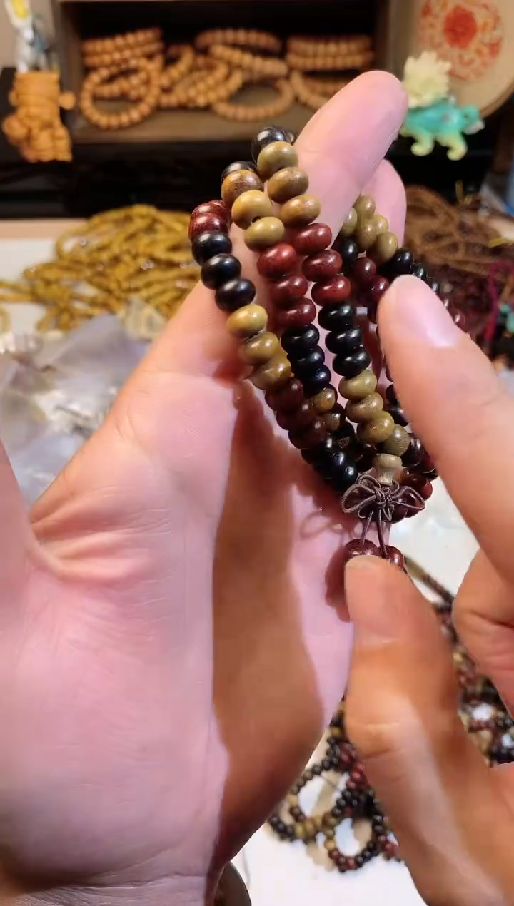 【闪购商品】非洲檀香手串/手链算盘成品多宝
