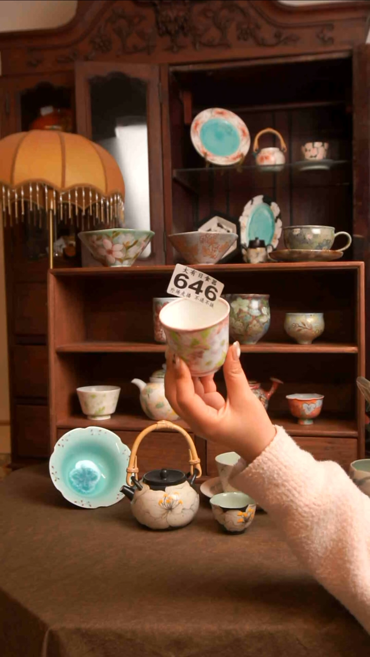 【闪购商品】杯六只陶纯手工茶杯646号