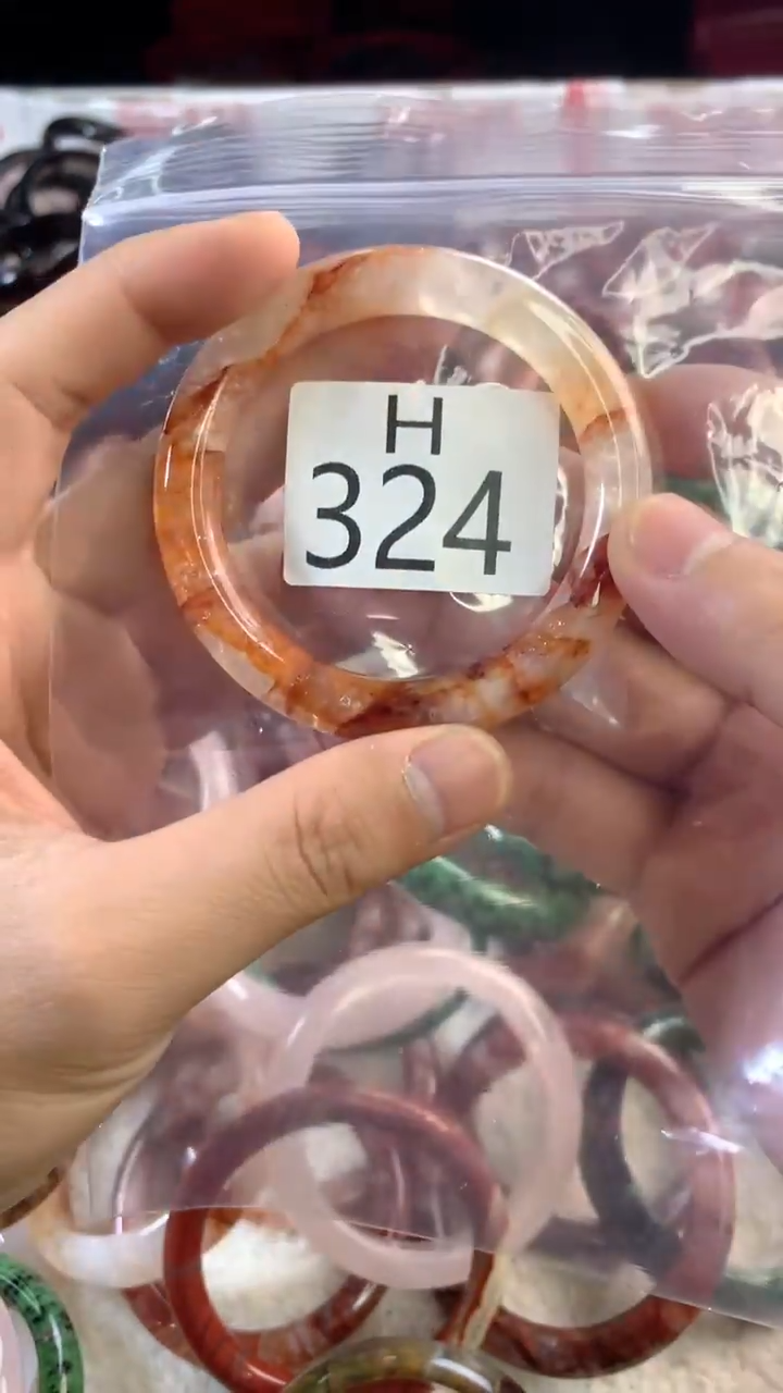 水晶手镯H未镶嵌水晶324-52