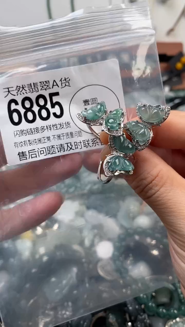 颈饰未镶嵌翡翠多样性发其一6885