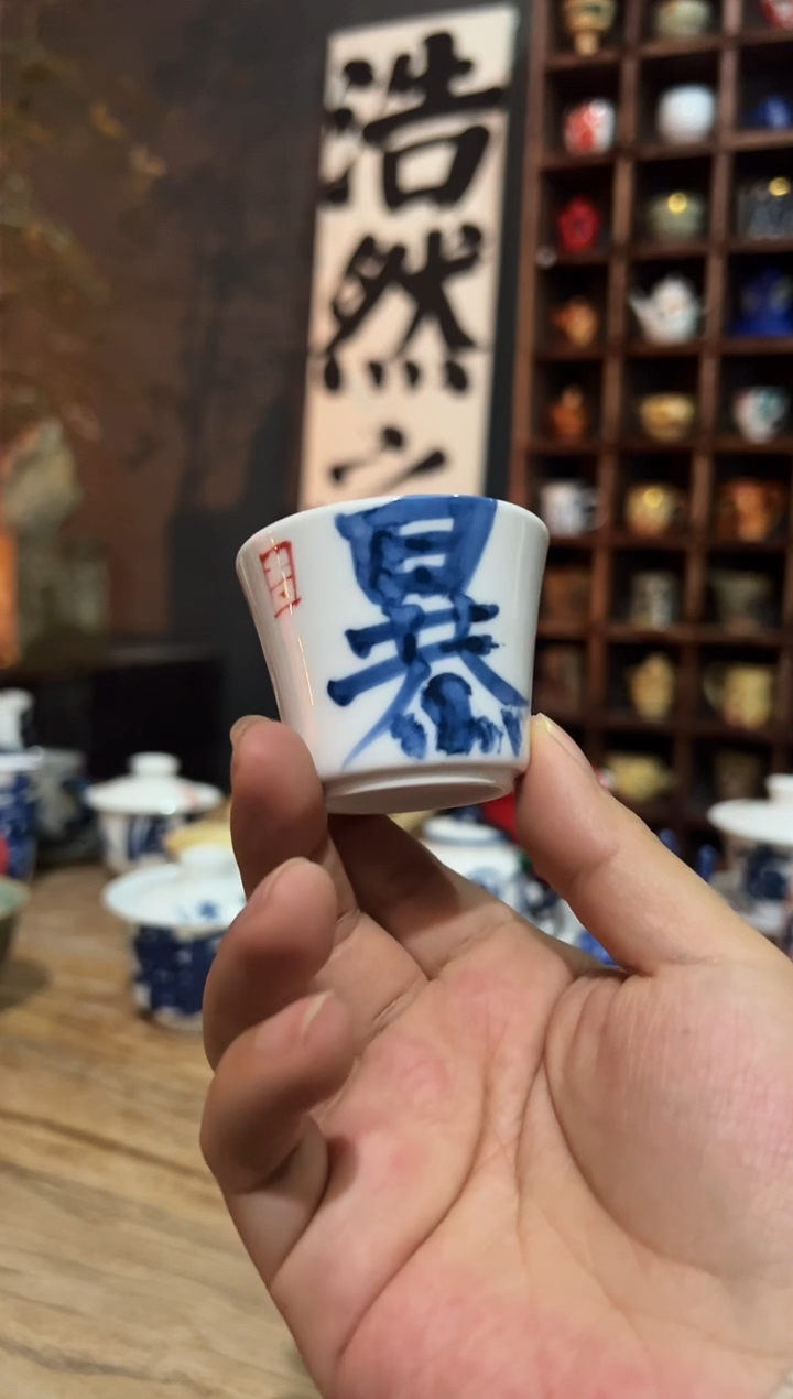 【闪购商品】观云听雨原创手绘茶具