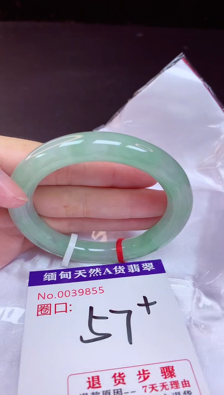 未镶嵌手镯翡翠57+