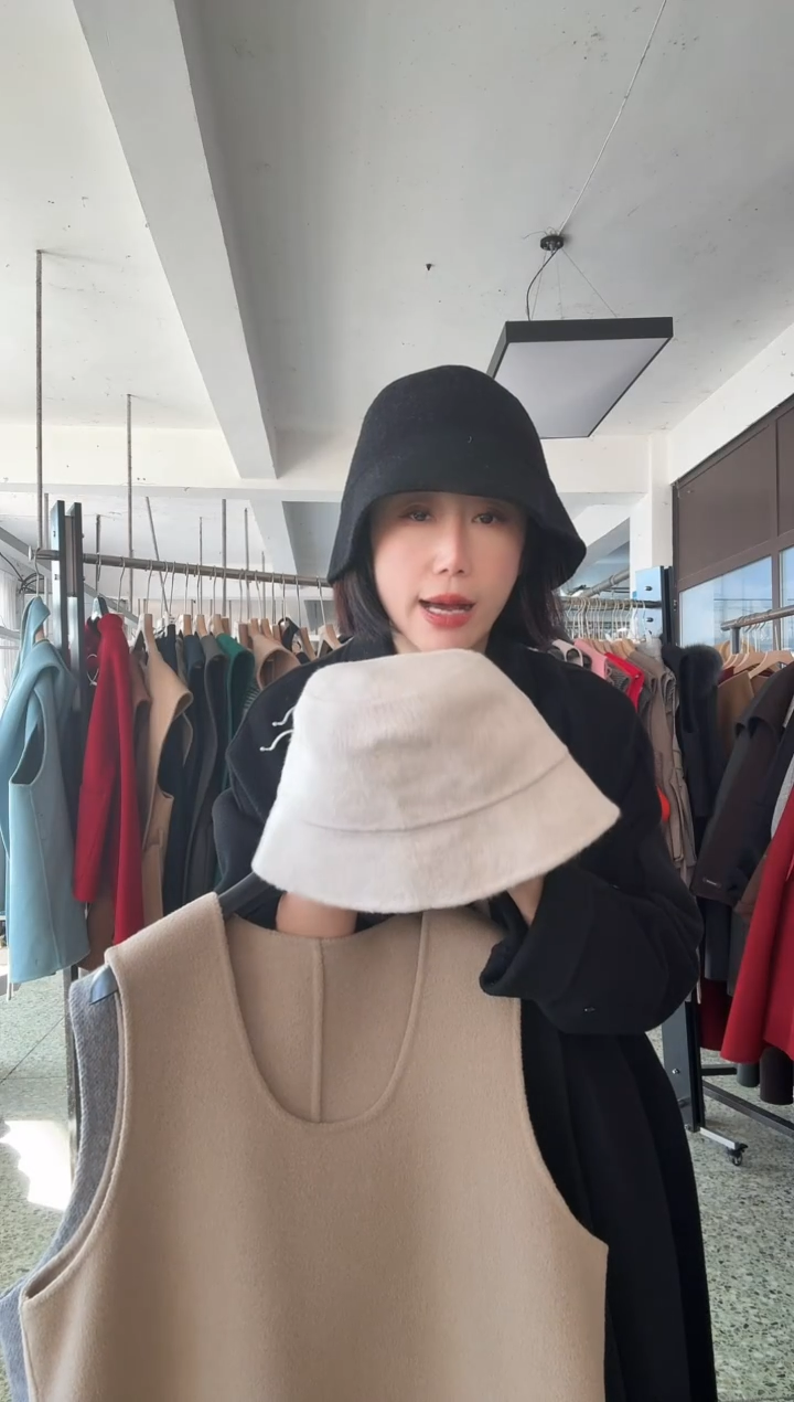 渔夫帽燕麦色的均码