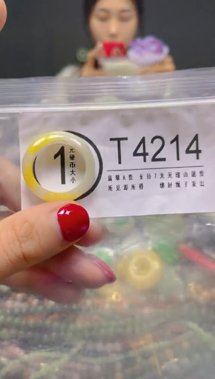 颈饰未镶嵌翡翠19.2MM/T/翡翠A货，一件也是批发价