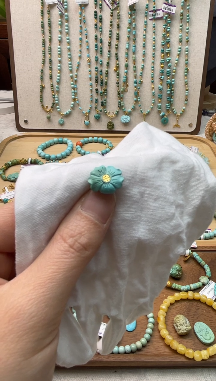 【闪购商品】绿松石珠宝奇石未镶嵌63