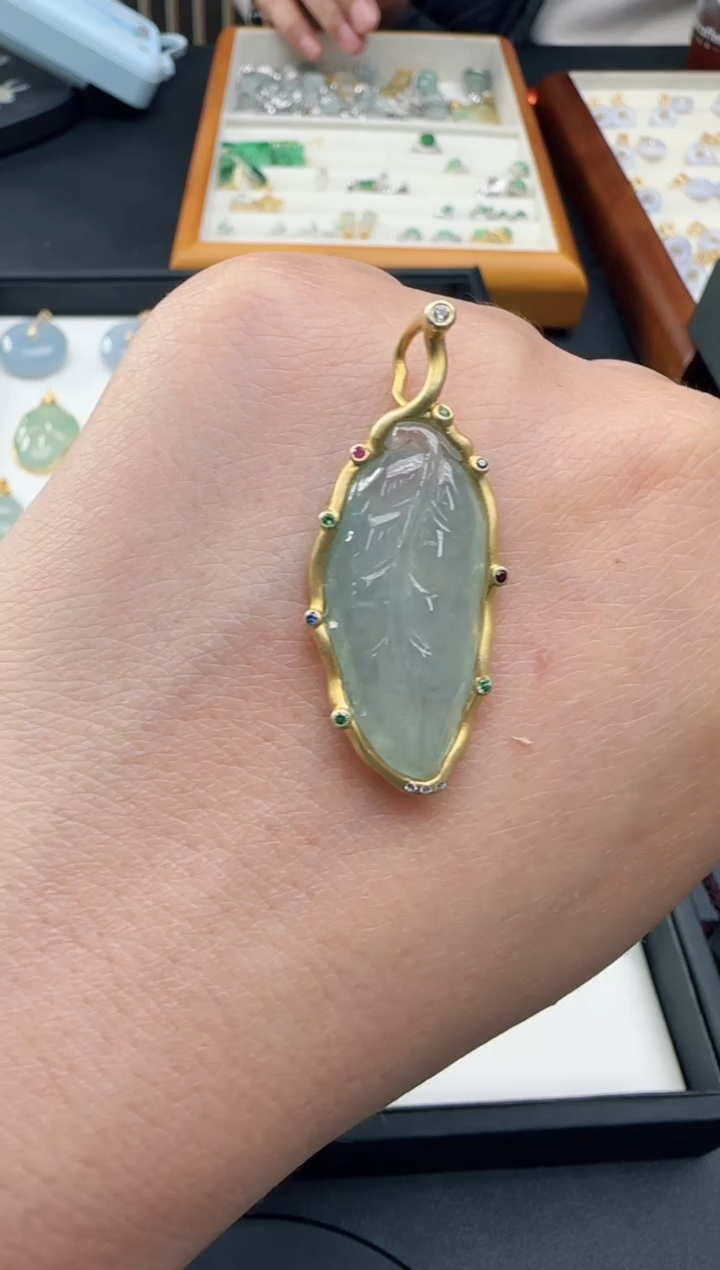 【闪购商品】翡翠颈饰银S925镶嵌TZG0118131