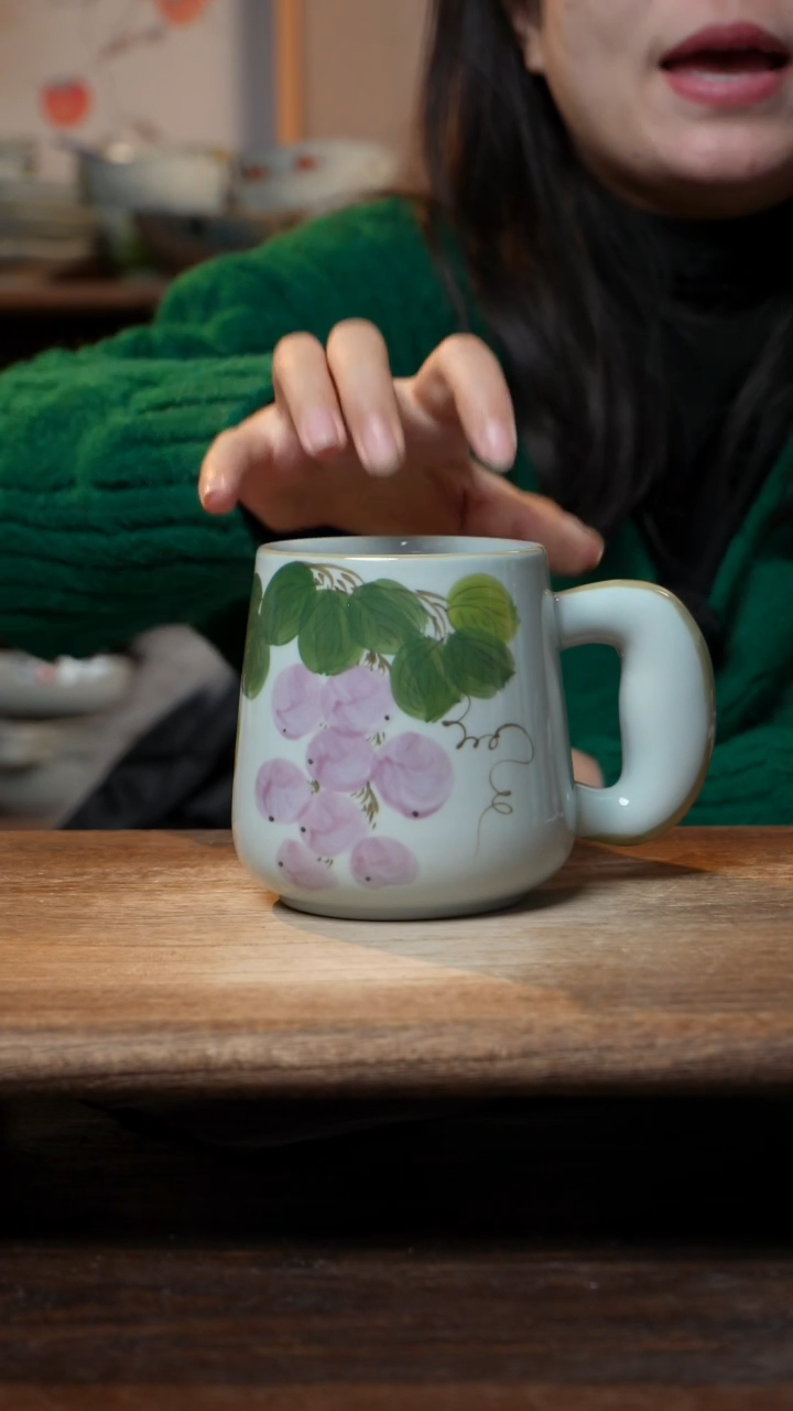 【闪购商品】瓷1个景德镇高温瓷釉下瓷