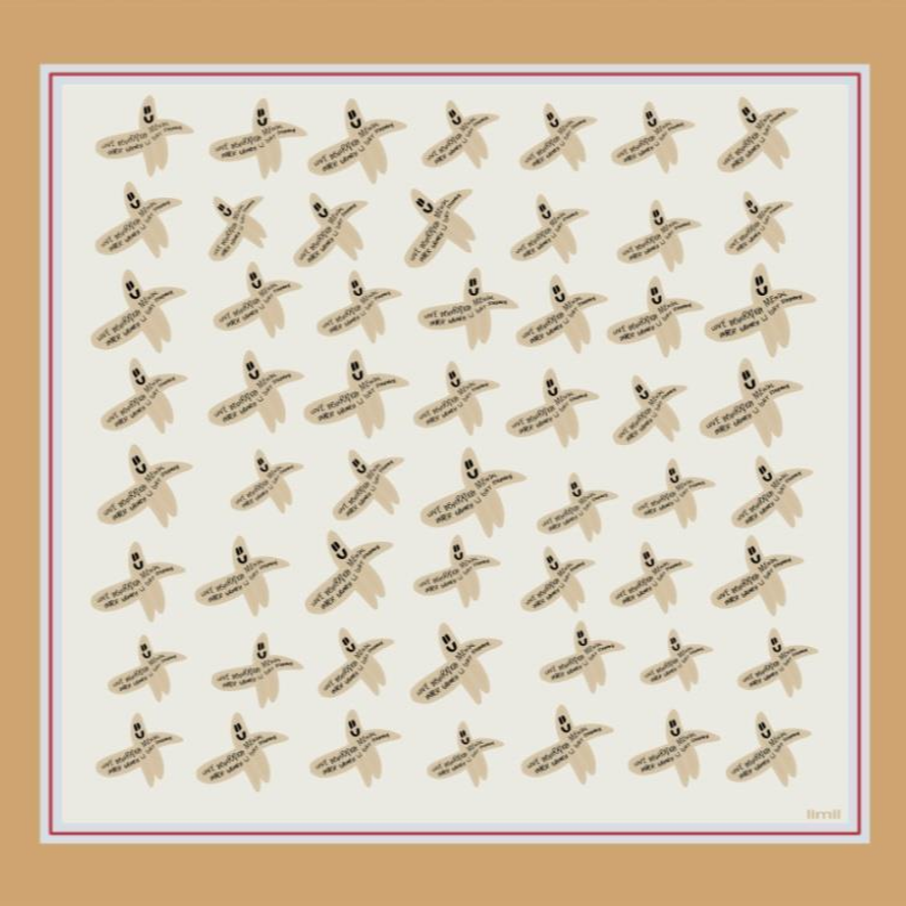 limil/丽米儿休闲风质感丝巾980019