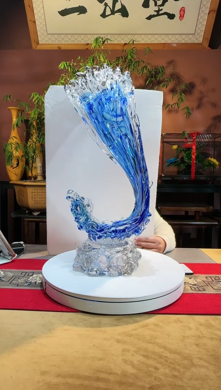 【闪购商品】琉璃手工艺品风生水起
