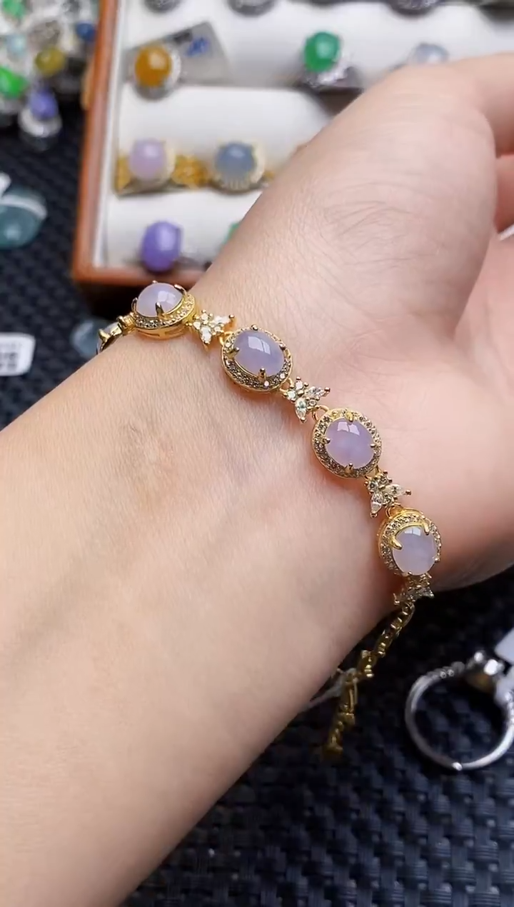 银S925镶嵌戒指翡翠8959