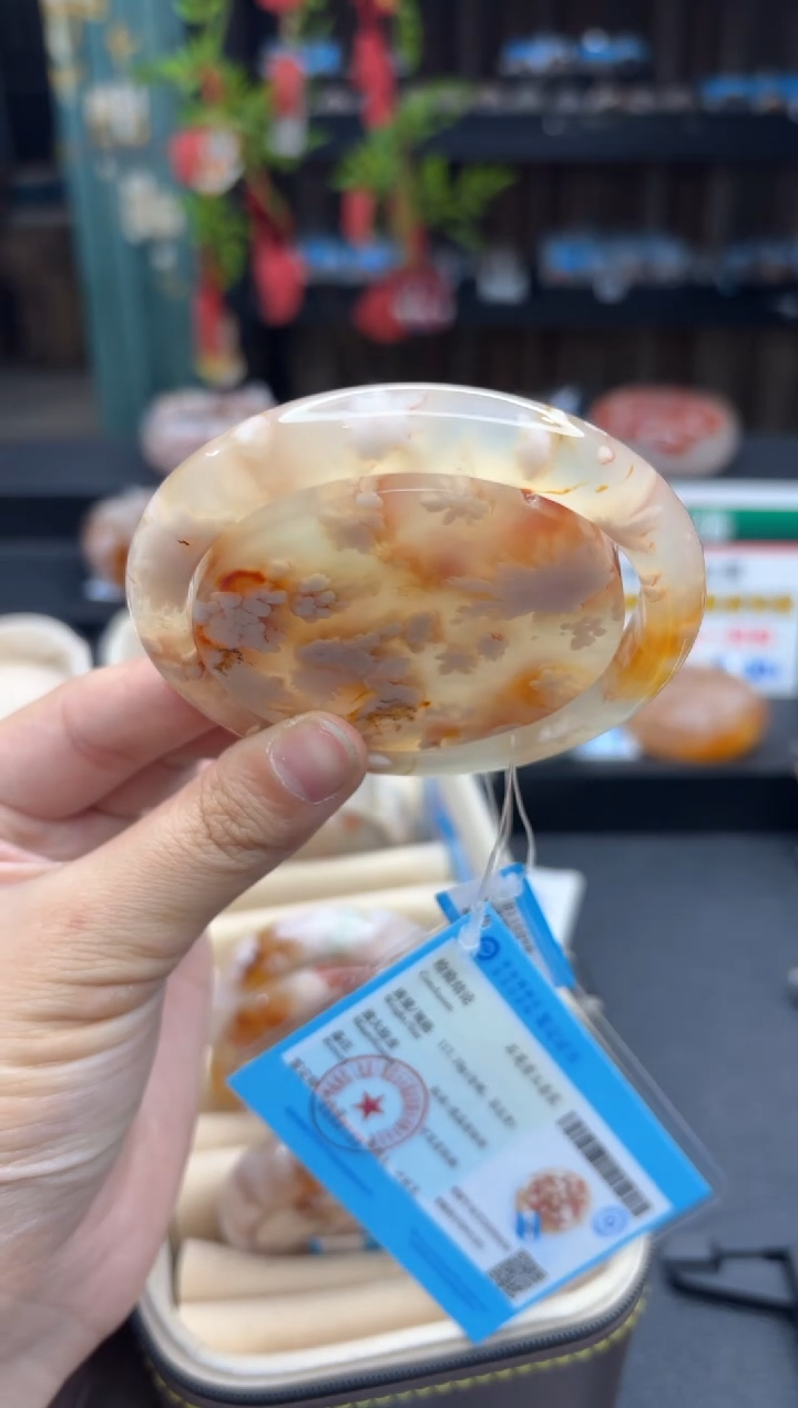 【闪购商品】石英质玉手镯未镶嵌612（62圈赠送镯心）