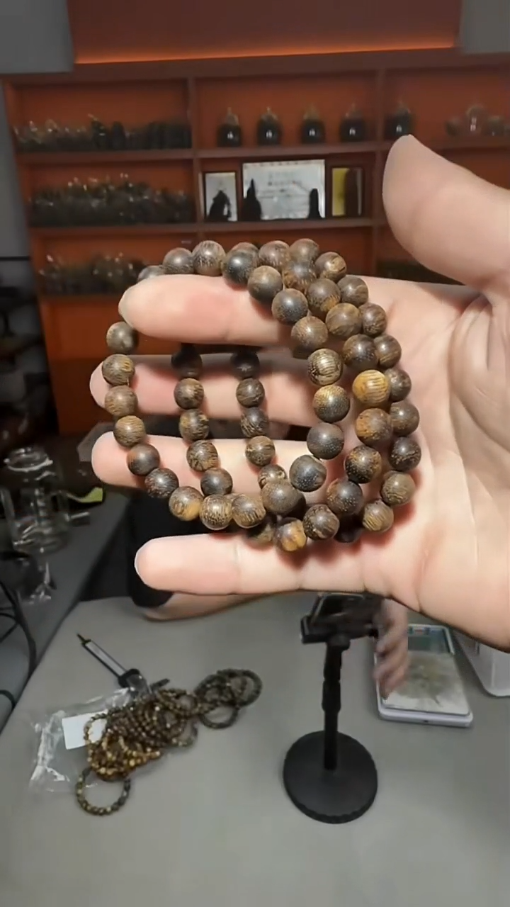 沉香手串a69号沉水0.9多样性发一
