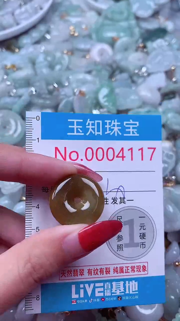 吊坠(不含链)未镶嵌翡翠4117