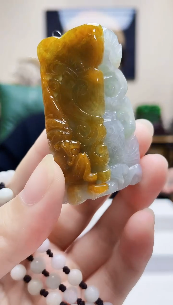 未镶嵌定制翡翠吊坠174