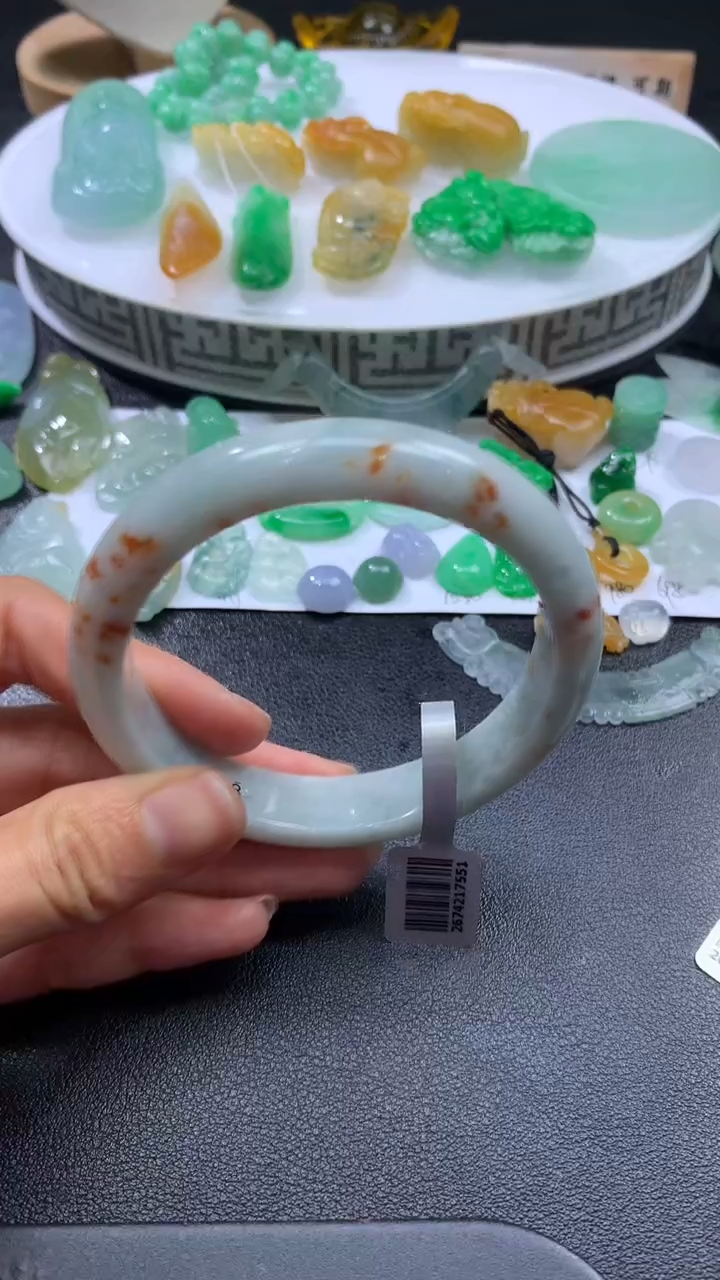 【闪购商品】定制翡翠未镶嵌翡翠58圈口