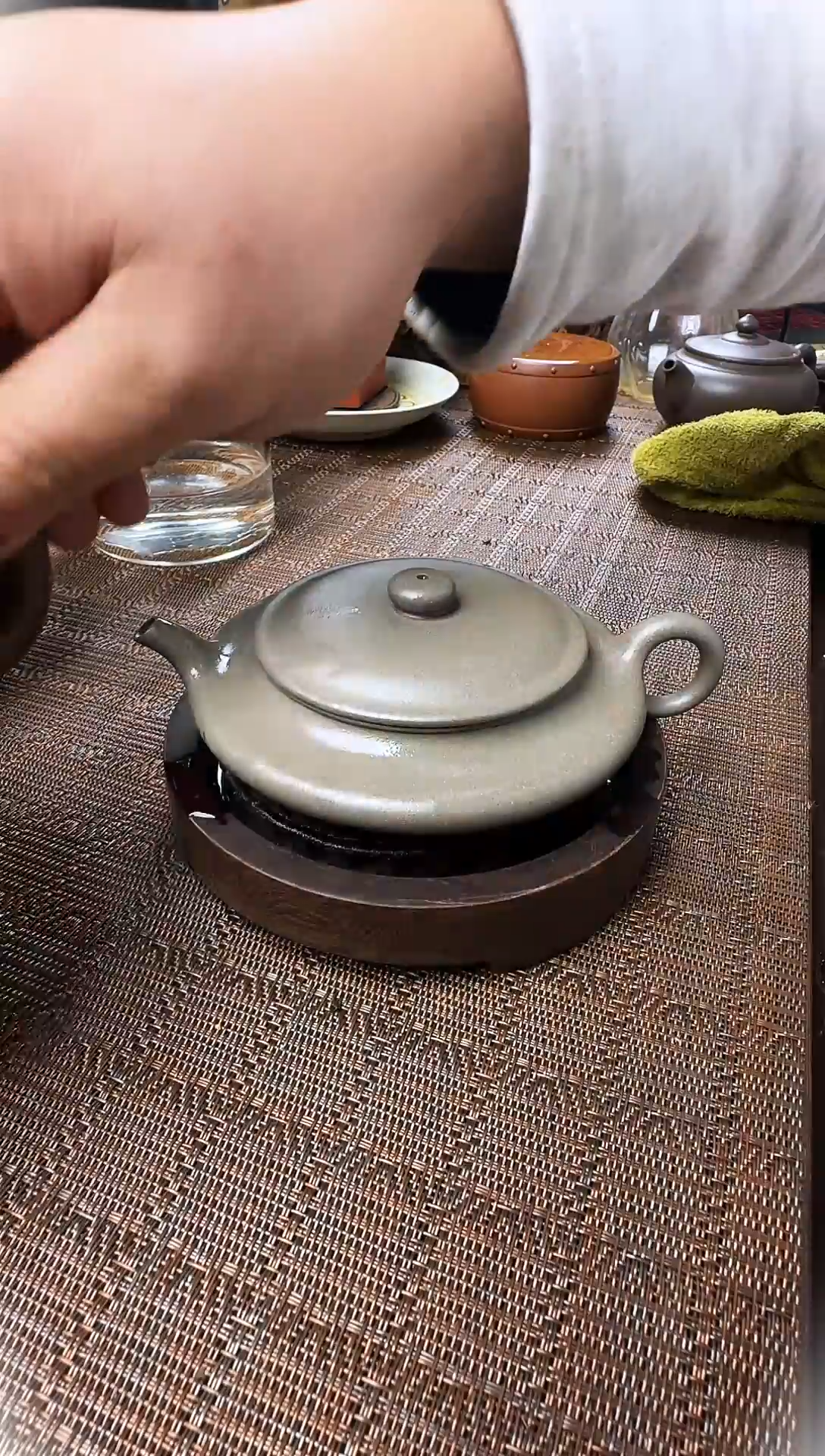 原矿段泥虚扁壶110cc