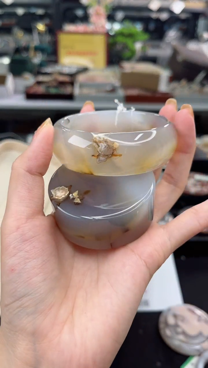 【闪购商品】石英质玉手镯未镶嵌59圈口（赠品镯心）3563338