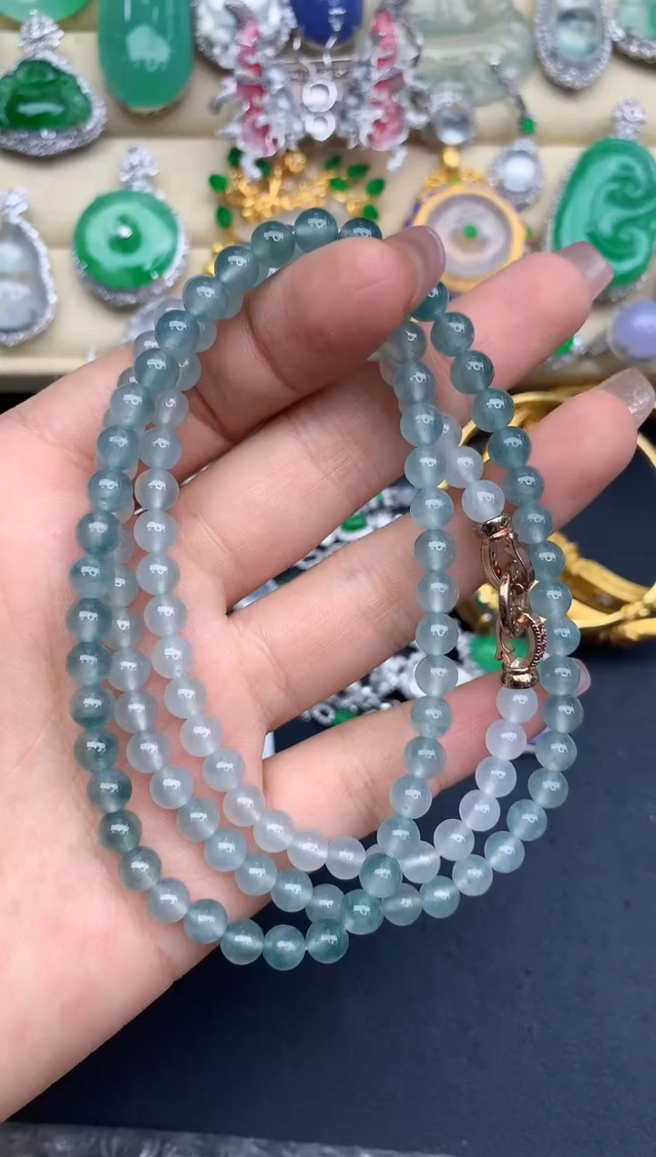 颈饰未镶嵌翡翠365-中国好珍宝