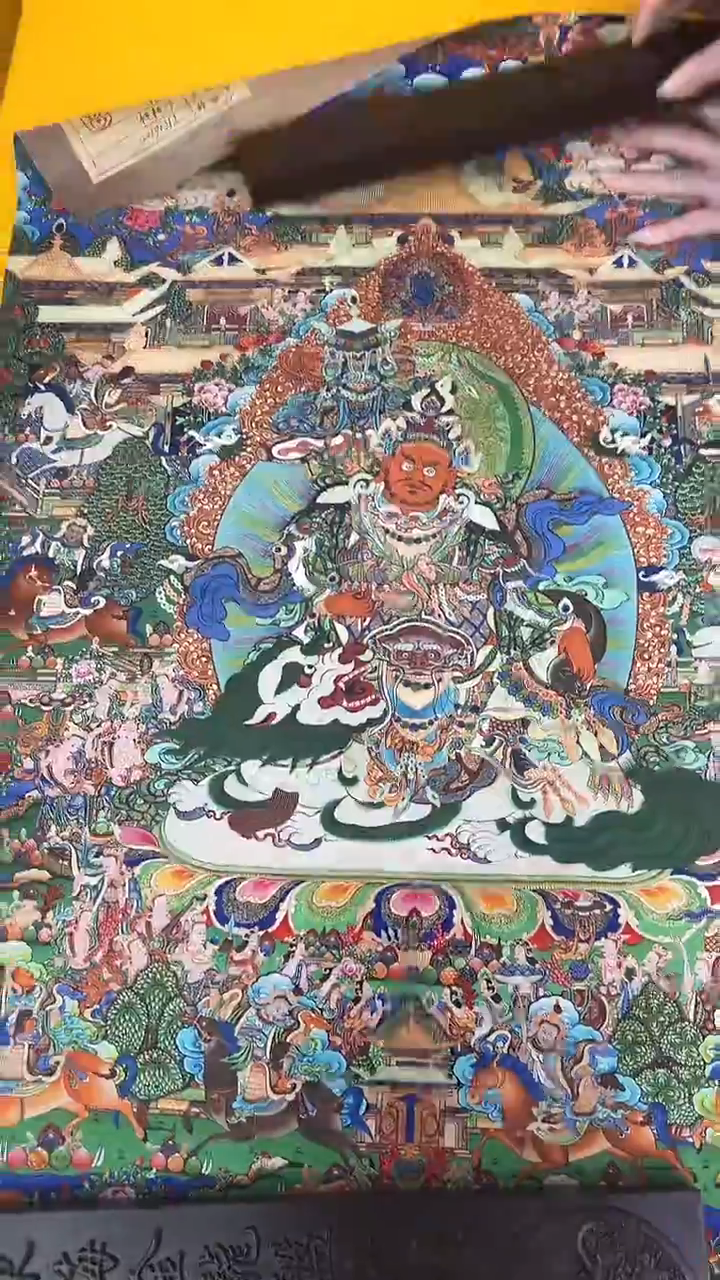 卷轴画绘画类唐卡 16100