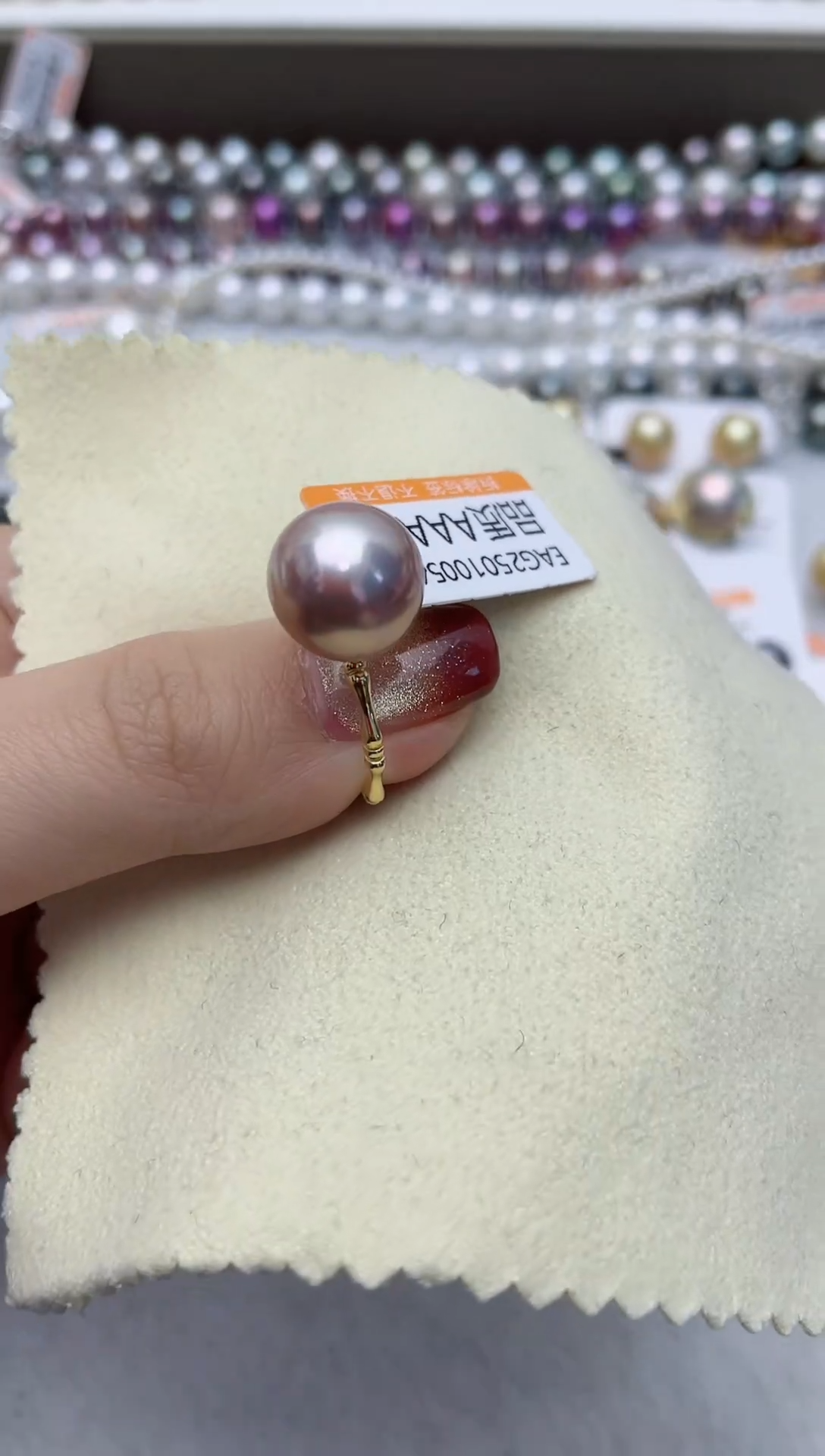 【闪购商品】淡水珍珠戒指银S925镶嵌W59