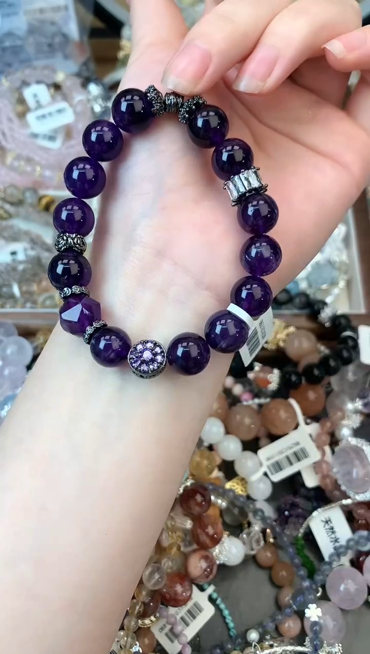 【闪购商品】紫晶手链未镶嵌338手串