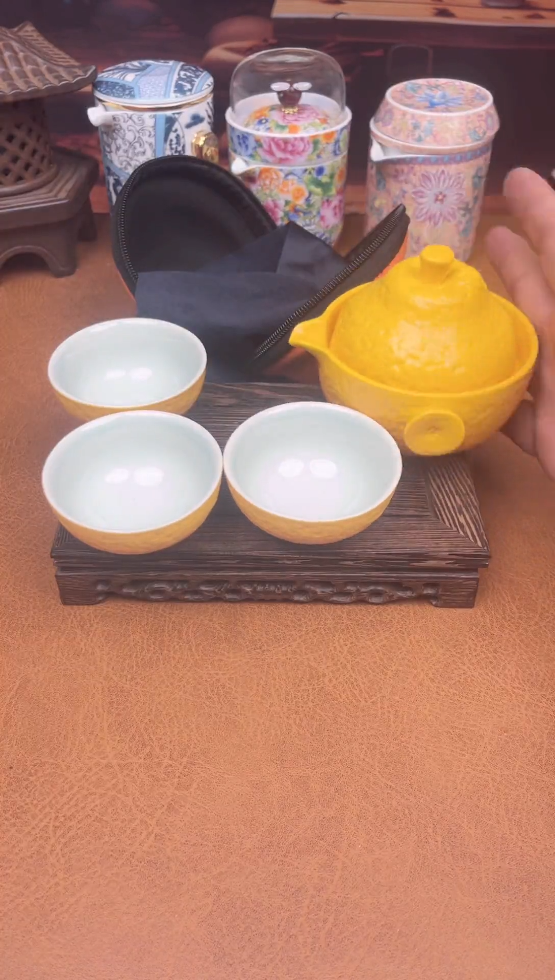 【闪购商品】陶瓷茶具摆件茶叶罐