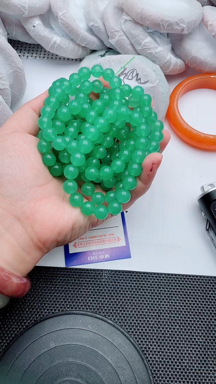 未镶嵌手镯石英质玉186-手串