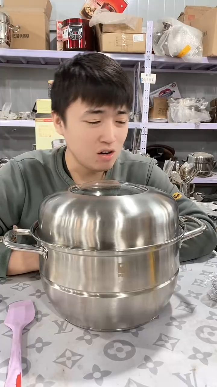 29巴双币蒸锅瑕疵