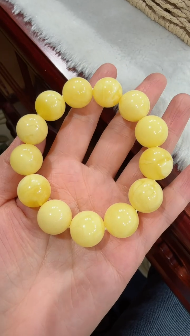 【闪购商品】蜜蜡手串未镶嵌 蜜蜡 手串