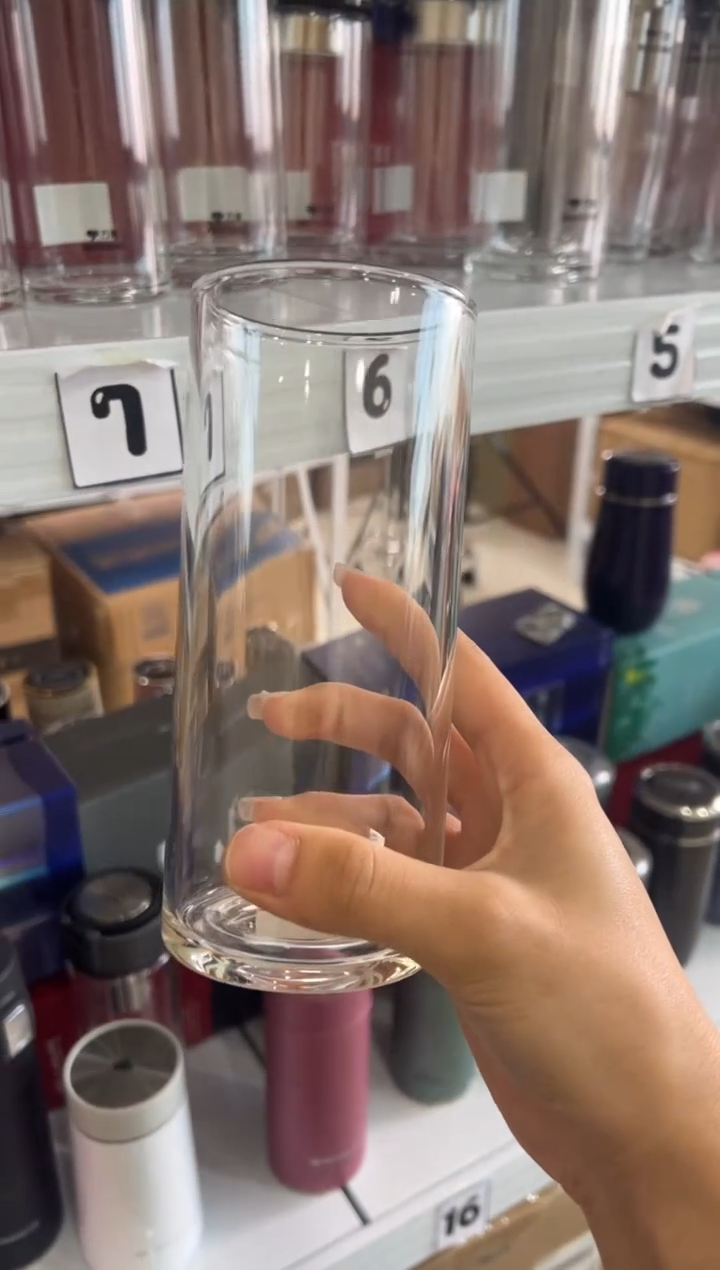 【闪购商品】茶杯经典单层445ml高硼硅