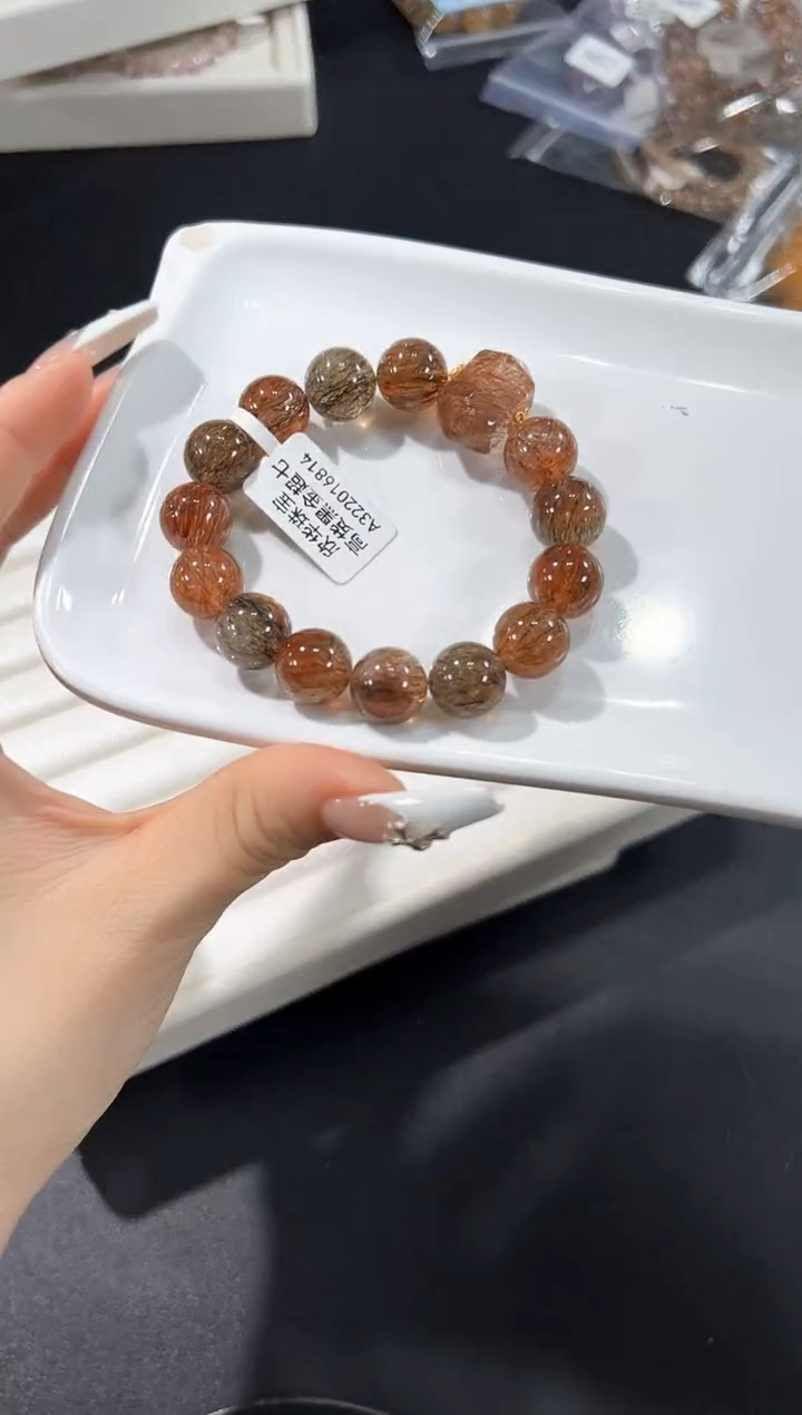 未镶嵌手串水晶70m多样性发其一【1条】默认微瑕13mm