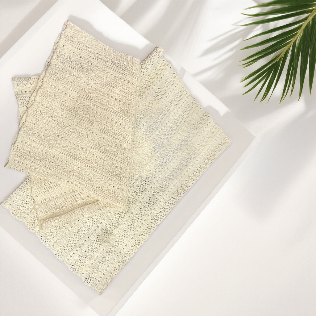 柞蚕丝针织保暖时尚脖套