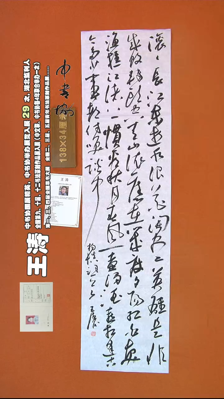 【闪购商品】书法173王涛书法作品