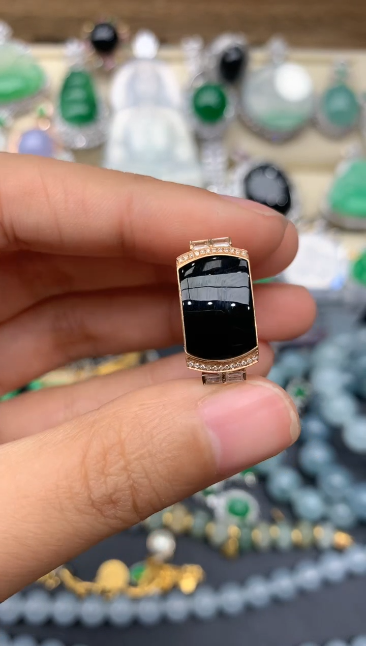 【闪购商品】翡翠戒指18K金镶嵌288-中国好珍宝