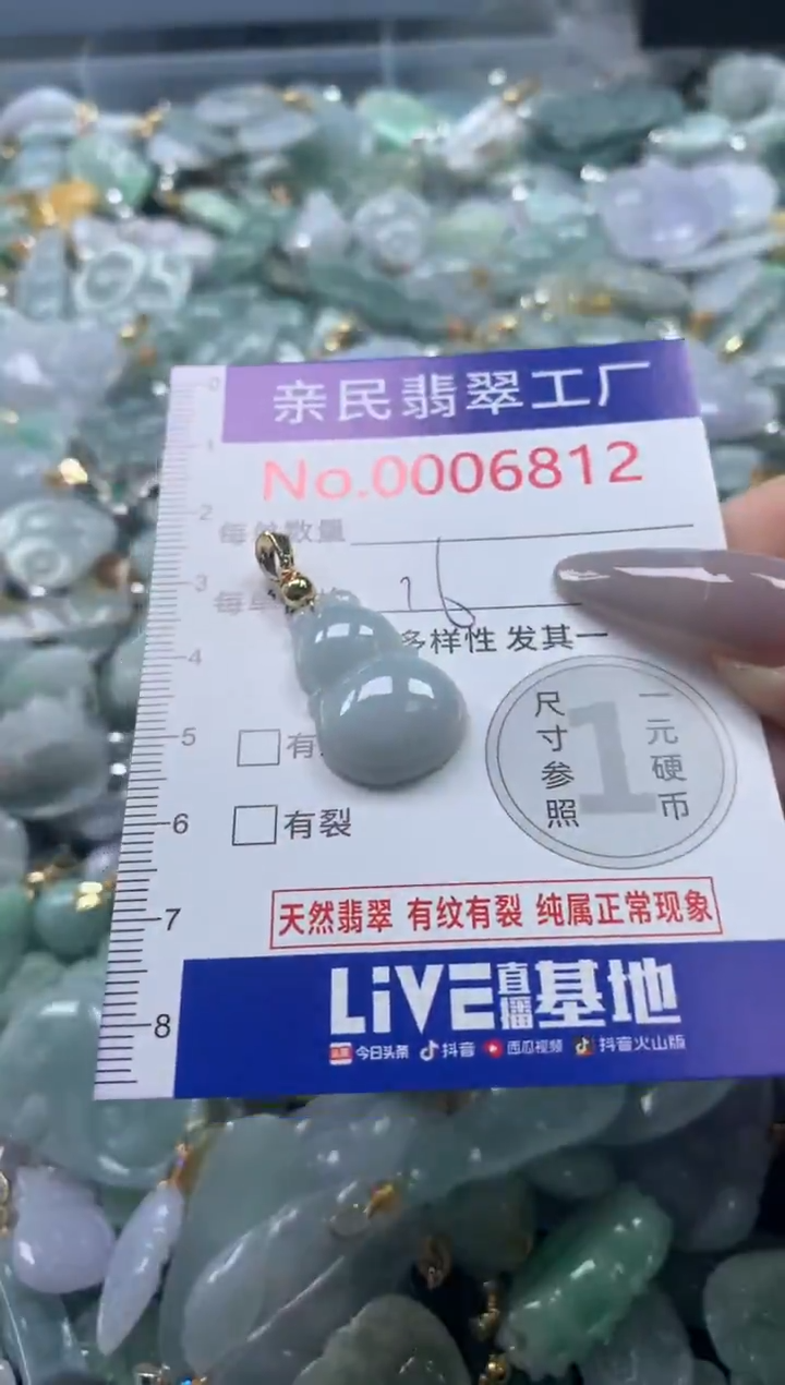 颈饰未镶嵌翡翠6812