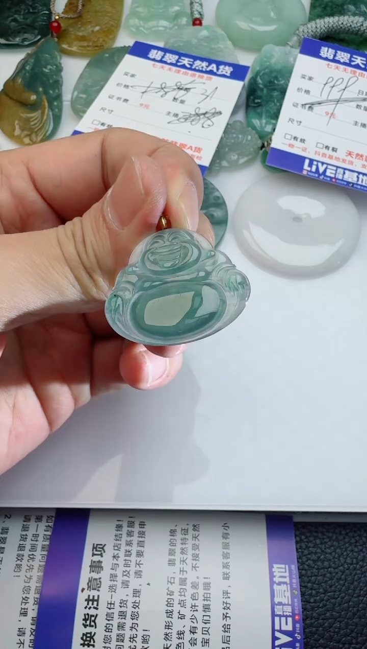 【闪购商品】翡翠颈饰未镶嵌多样性随机发其一